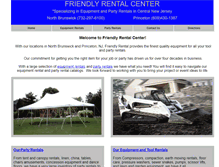Tablet Screenshot of friendlyrentalcenter.com